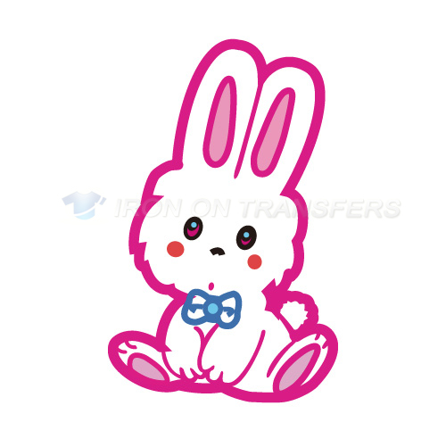 Rabbit Iron-on Stickers (Heat Transfers)NO.8943